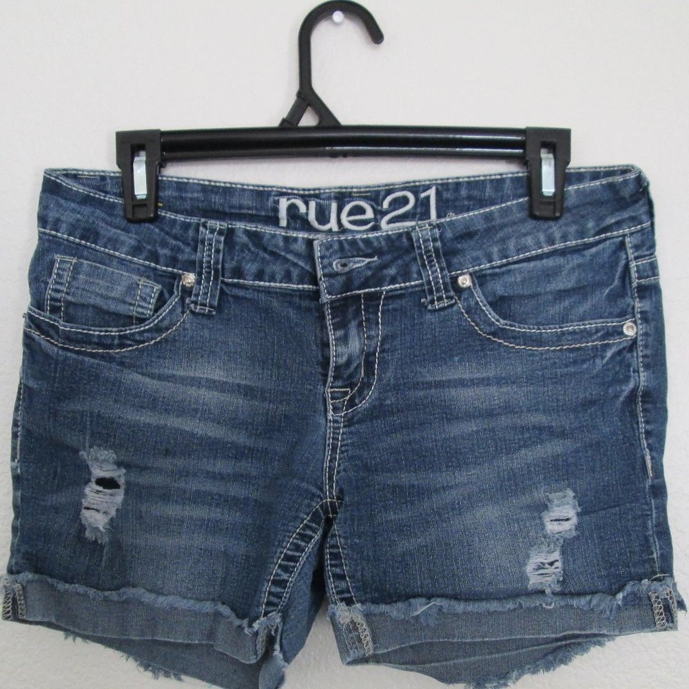 Rue21 Distressed Jean Shorts